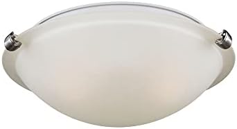 Seagull 7543502-962 Two Light Ceiling Flush Mount,White