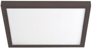 WAC Lighting, Square 11in LED Energy Star Flush Mount 3000K in Bronze