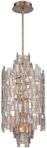 Metropolitan N6673-274 Bel Mondo Pendant, 10-Light Xenon 400 Total Watts, Luxor Gold