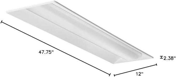 Lithonia Lighting BLT4 40L ADP LP840 Best-in-Value Low-Profile Recessed LED Troffer, 1' x 4'