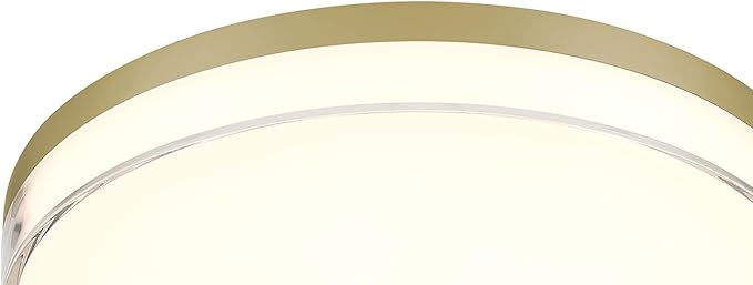 Minka Lavery 759-2-787-L Vantage LED Flush Mount, 1-Light, 25 Total Watts, 11-in H x 1.5-in W, Ashen Brass