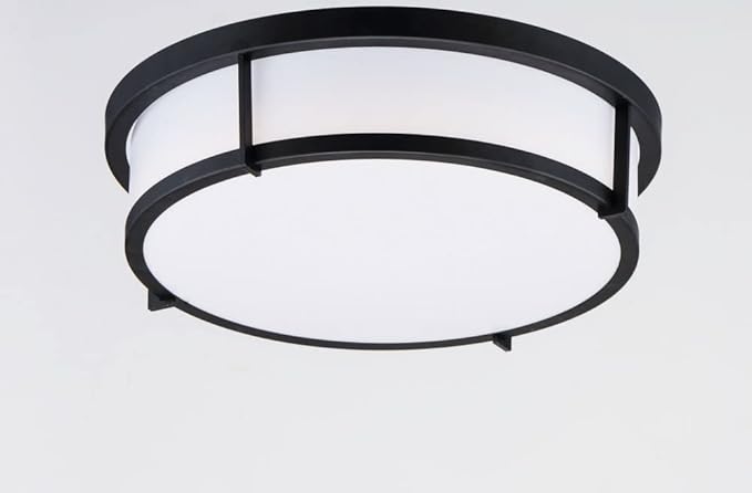Maxim Lighting Rogue 3-Light Flush Mount | Satin Brass Finish | Polycarbonate Shade | Hallway Flush Mount Ceiling Light | 10270WTSBR