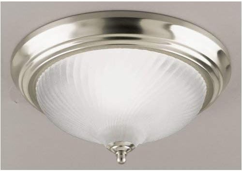 Westinghouse 64304 Corp 1-Light Ceiling Fixture, Nickel