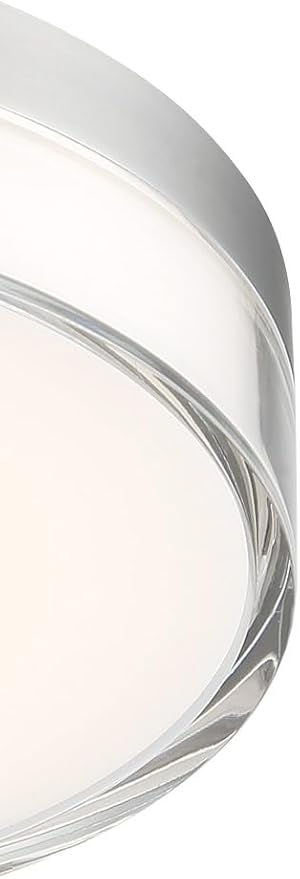 Minka Lavery 749-2-84-L Vantage LED Flush Mount, 1-Light, 16 Total Watts, 7-in H x 1.5-in W, Brushed Nickel