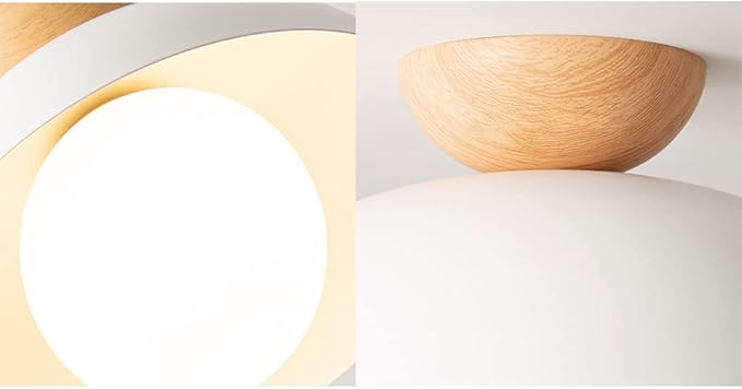 Minimalist Ceiling Light Round Ceiling Lamp Fixture Semi Recessed E14 Pendant Light Decoration Ceiling Lighting Fixtures Nordic Style Bedroom Aisle Corridor Entry