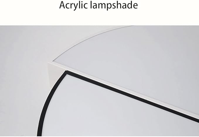 Minimalist Ceiling Lamp White Light Energy Saving LED Lights Easy to Install Lighting Fixture Decorative Black and Style Bedroom Study Living Room
