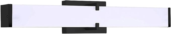 LED Bathroom Vanity Light Cool White 5000K Black Modern Matte Bathroom Lighting Fixtures; 40 Inch IP44 40W Equivalent to Incandescent 350W for Over Mirror Vanity Light - ETL Listed (1 Pack)