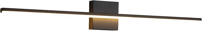 Modern Bathroom Vanity Light 32 Inch, 20W Black Bathroom Light Fixture Over Mirror, Dimmable 5CCT LED Wall Sconce Lighting for Restroom Mirro