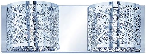 ET2 Inca-2 Light Wall Mount in Contemporary Style-4.25 Inches Wide by 5 inches high-Polished Chrome Finish-Xenon Lamping Typ