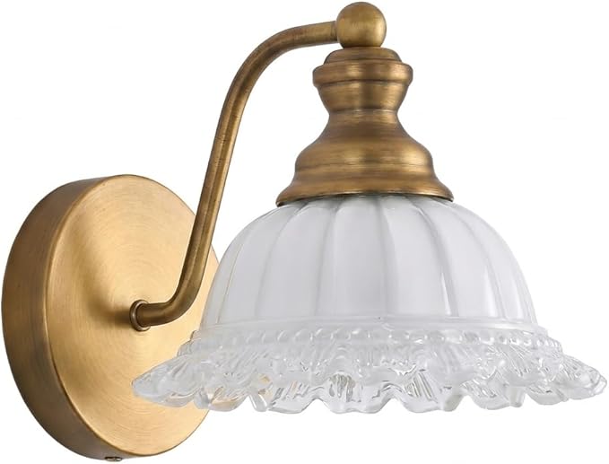 XIEDUN Vanity Light Brass Wall Sconces Vintage Bathroom Sconces