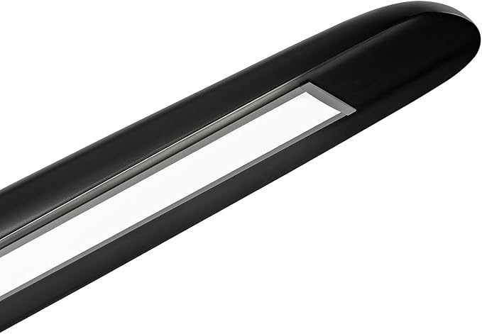 YISDESIGN 39" Wood LED Linear Pendant Light Black Linear Pendant Dinning Room Hanging Lights LED Dimmable Chandeliers 24w for Dining Room Pool Table Lights Kitchen Island Light Black