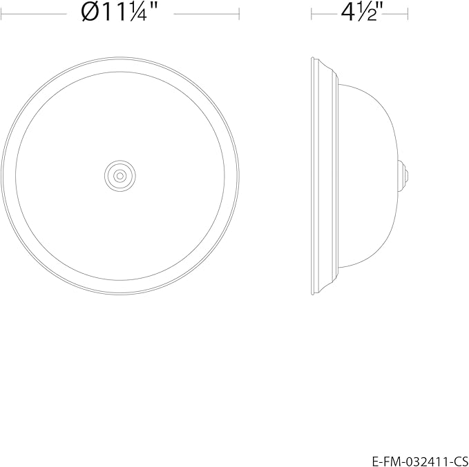 Builder Essential Collection LED 16W 1,350 Lumens 11in Round Flush Mount Ceiling Light with White Marbled Glass and 5-CCT Selectability 2700-3000-3500-4000-5000K and in Brushed Nickel