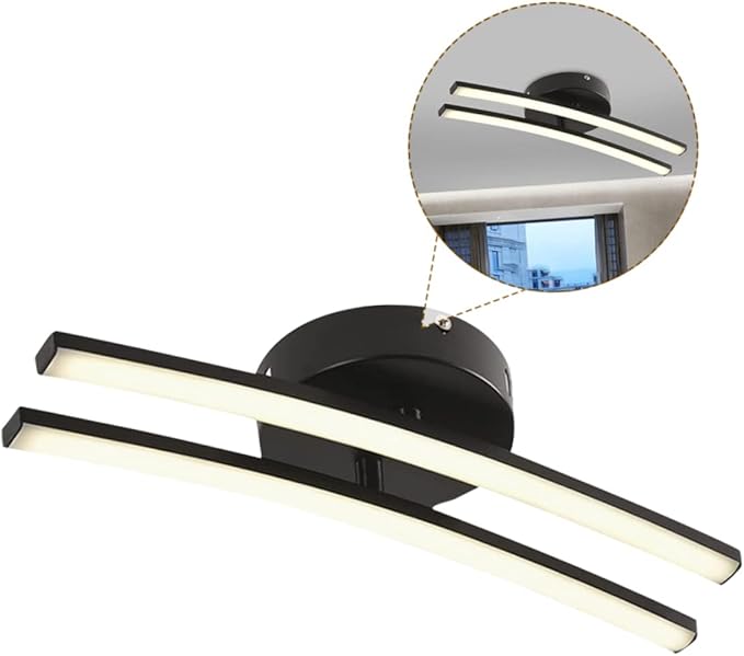 TEHAUX Modern Minimalist Ceiling Light Fixture Warm Decorative LED Lamp for Living Bedroom Kitchen Hallway Energy Efficient Easy to Clean Stylish Home
