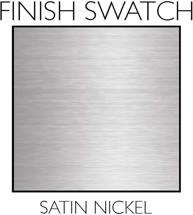 Design House Village Traditional 1-Light Indoor Dimmable Wall Sconce, Frosted Flute Glass, Twist On/Off Switch, Bathroom Bedroom Hallway, Satin Nickel, 8.25 in H x 5.1 in W, Uses 60W Bulb, 504977