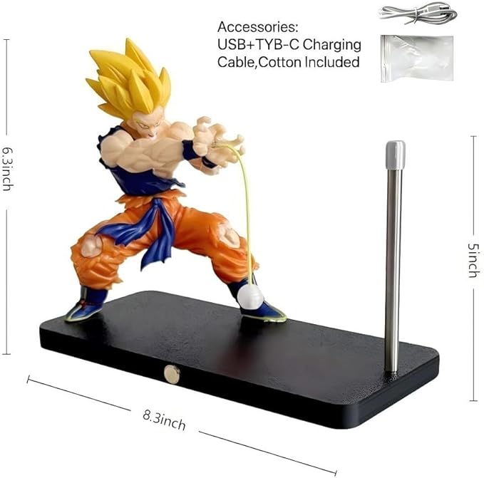 Anime Character Night Light, with LED Lighting Effects, Floating Effect, Rechargeable, Touch dimming, Anime Table Lamp, Gift, Room Decoration, and a Collectible-Level Table Lamp for Anime fans