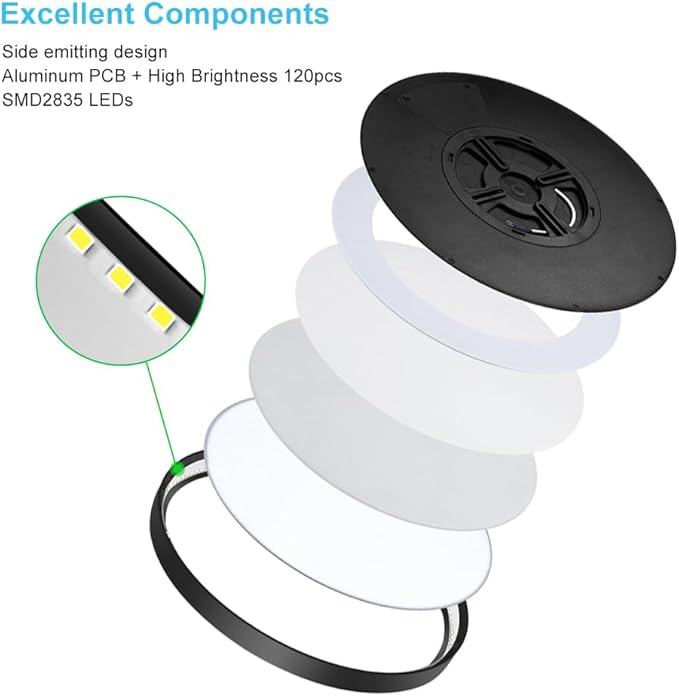 12inch 24W LED Ceiling Light Flush Mount, 6000K Cold White Ceiling Light, 3200LM Bright Round Lighting Fixtures, Flat Slim Black Ceiling Lights for Bedroom Kitchen Living Room Stairwell