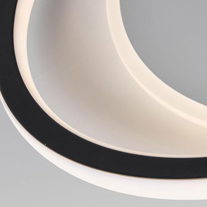Modern Minimalist Indoor Ceiling Lamp Metal and Acrylic Material Flat Lighting Nordic Circular Ceiling Lights Suitable for Study and Bedroom
