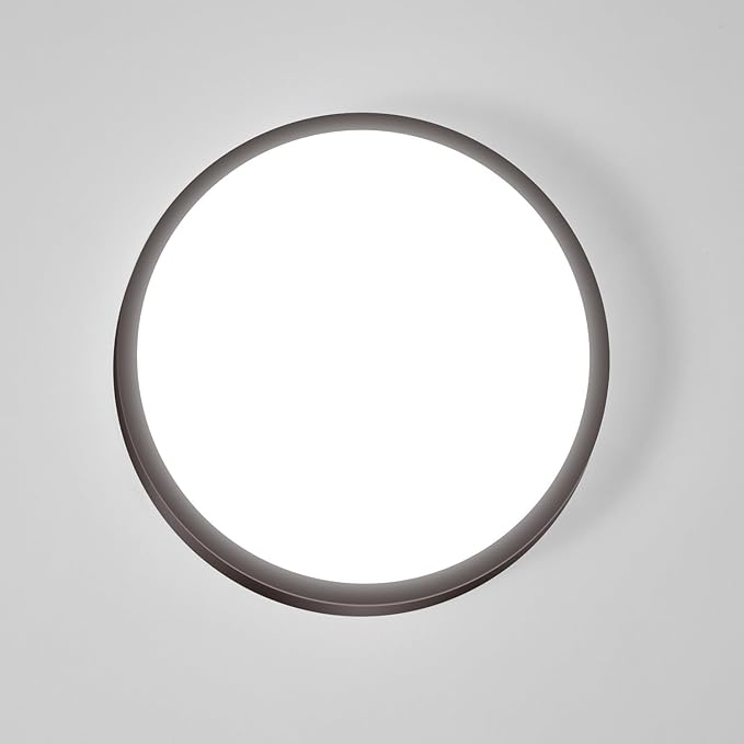 hepside 2PACK Flush Mount LED Ceiling Light Fixture 5CCT 7Inch 15W & 100W Equivalent Closet Light Fixture,Small Round Slim Surface Ceiling Lamp for Hallway,Bathroom,Bedroom,Kitchen,Interior