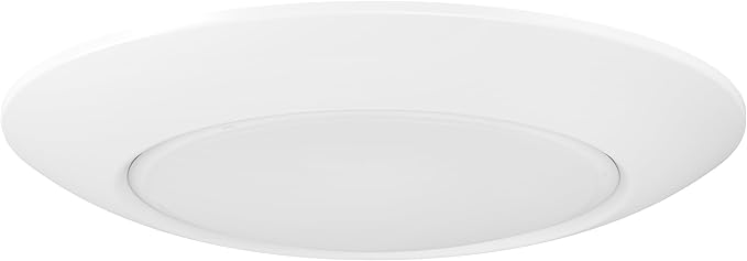 GETINLIGHT 11-Inch LED Disk Lights, Dimmable Surface Mount, 5 Color Temperature Selection, 4-Pack, Matte White, ETL Listed, IN-0301-6-WH-5T