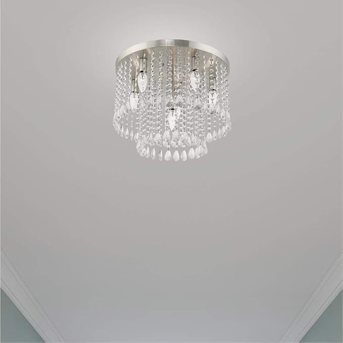 Livex Lighting 6 Lt Brushed Nickel Ceiling Mount