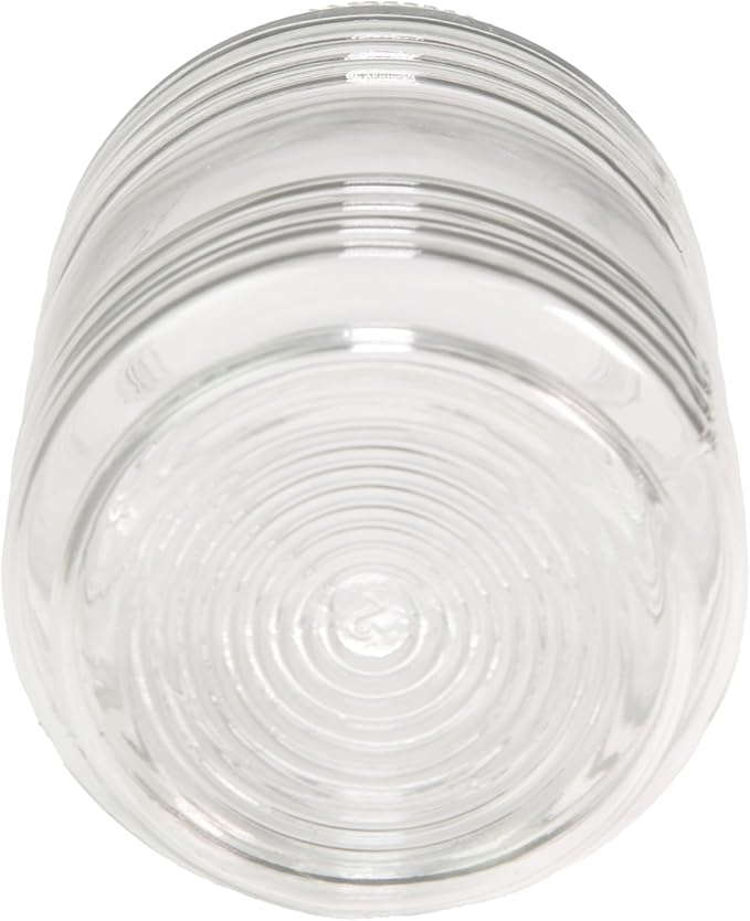 Jelly Jar Light Replacement Glass, Clear Cylinder, 3-Inch Opening – Design House, 924076