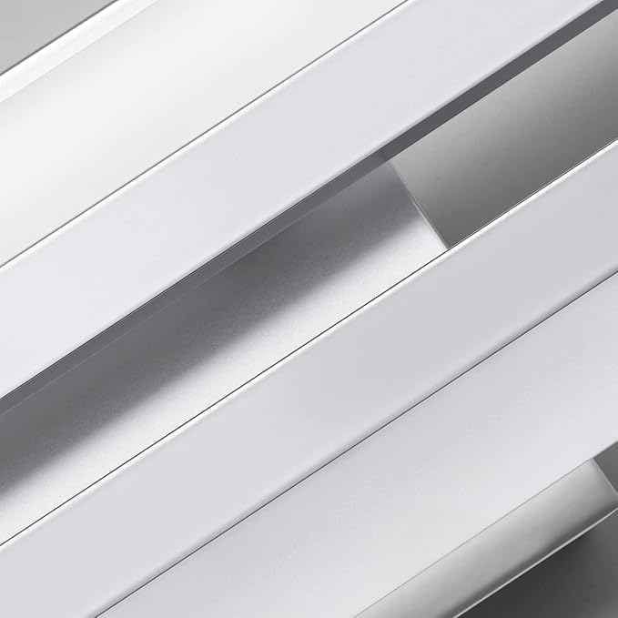 PRESDE 24" Inch LED Bathroom Vanity Light Bar, Modern Silver Wall Lighting Fixture Over Mirror