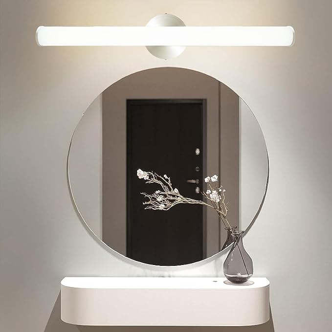 OOWOLF LED Bathroom Vanity Light, 16W 24inch Bathroom Lights Fixture,1600LM Led Vanity Lights Bar, 4000K Natural White Bath Wall Lighting Fixture Sconce Indoor, Vanity Light Fixtures Over Mirror