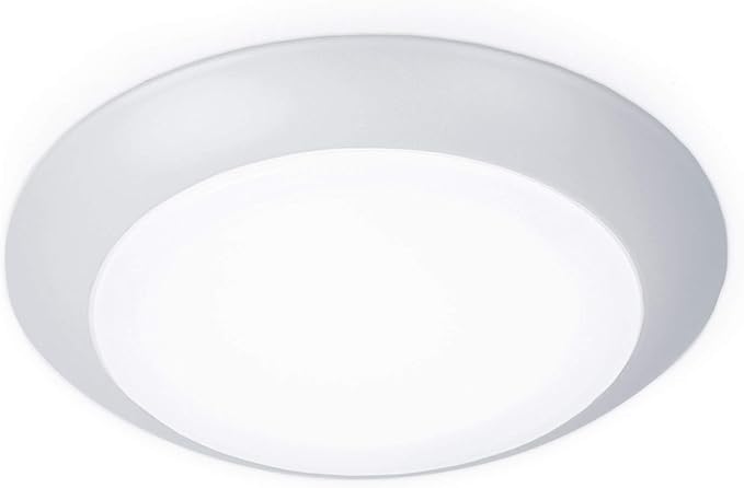 WAC Lighting Disc 4in LED Round Flush Mount with Recessed Retrofit Kit 3000K CCT 12W 725 Lumens in White (Pack of 24)