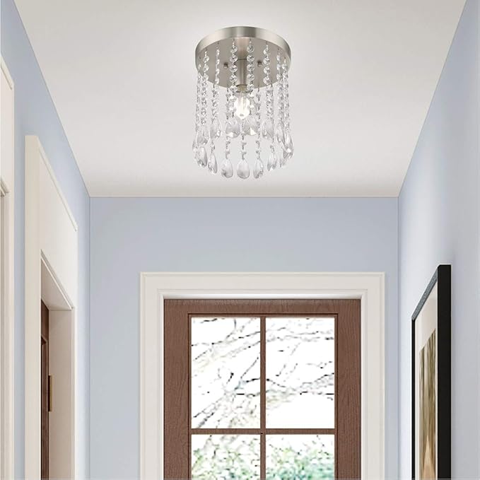 Livex Lighting 1 Lt Brushed Nickel Ceiling Mount