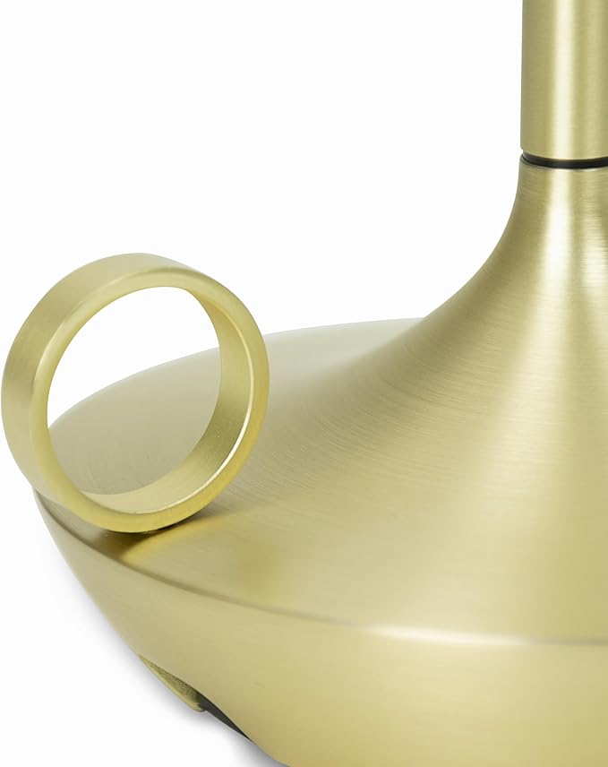 Graypants Wick Portable LED Lamp (Brass, Classic)