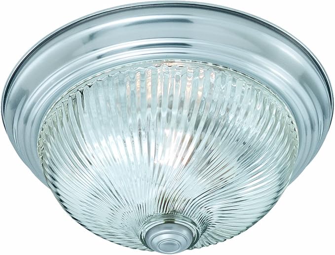 Elk Home Harmony 14-inch Wide 2-Light Flush Mount in Brushed Nickel