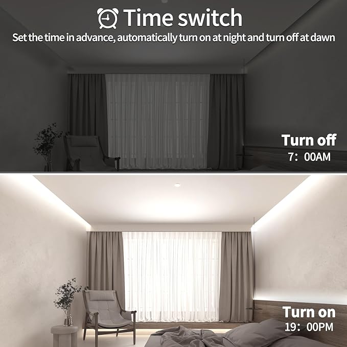 100ft COB LED Strip Lights 6000K White Dimmable DC 24V Flexible LED Tape Light for Bedroom, with Remote and app Control LED Light Strip,for DIY Home Decoration(2 Rolls of 50ft)