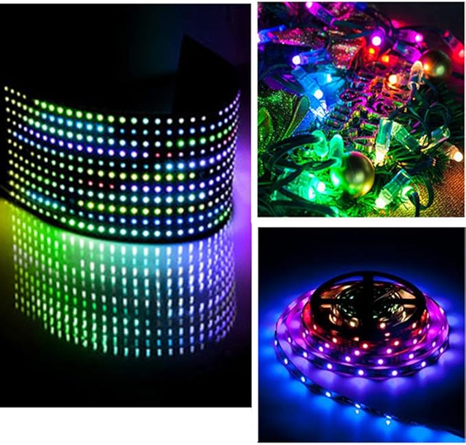 RGBZONE Bluetooth LED Controller, SP110E Pixel LED Light Strips Controller, Smart APP Control for 5V/12V/24V WS2812B WS2813 SK9822 APA102 SK6812 LPD8806 DMX512 1903 RGB/RGBW