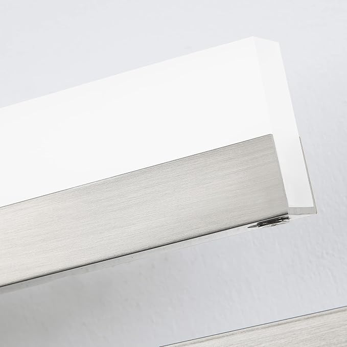PRESDE 24 Inch LED Vanity Light Brushed Nickel Bathroom Light Fixtures Over Mirror Modern Bath Wall Lighting Bar 3CCT