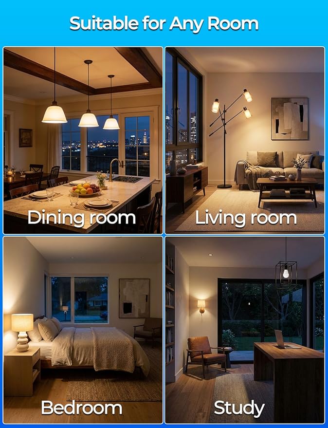 ILC RGB LED Light Bulb, Color Changing Light Bulb, 40W Equivalent, 450LM, 2700K Warm White 5W E26 Screw Base RGBW, A15 Color Lights Bulb - 12 Color Choices - Timing Infrared Remote Control (4 Pack)