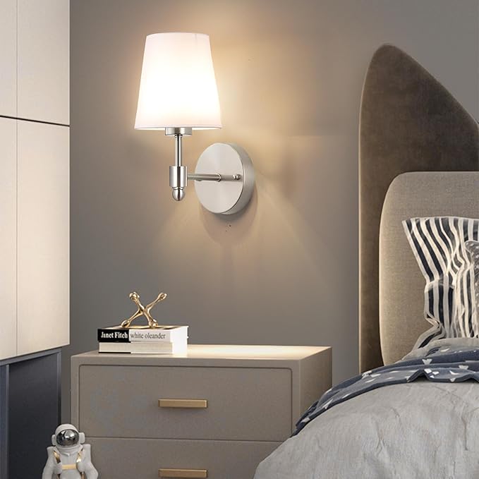 Battery Operated Wall Sconces Set Of 2, Wireless Battery Wall Light With 10000mAh RGB Rechargeable Magnetic Bulb, Rechargeable Wall Sconce With Remote Control For Bedroom, No Electrician Required