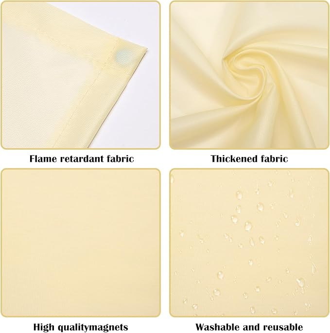 ANGSYLTH 8 Pcs Fluorescent Light Covers - 4 x 2 Feet Covers for Ceiling Lights, 8 x 10 Magnetic Light Filters for Classroom, Office, Hospitals