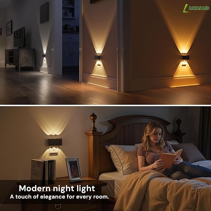 L LOHAS LED Night Light, Dimmable Modern LED Night Lights Plug into Wall,Dusk to Dawn Sensor Night Lights for Kid, 2000K/3000K/5000K Nightlight for Hallway Bedroom Stairway
