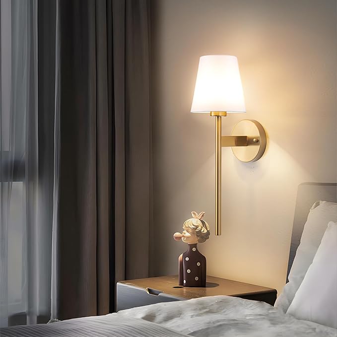 Battery Operated Wall Sconces Set Of 2, Wireless Battery Wall Light With 10000mAh RGB Rechargeable Magnetic Bulb, Rechargeable Wall Sconce With Remote Control For Bedroom, No Electrician Required
