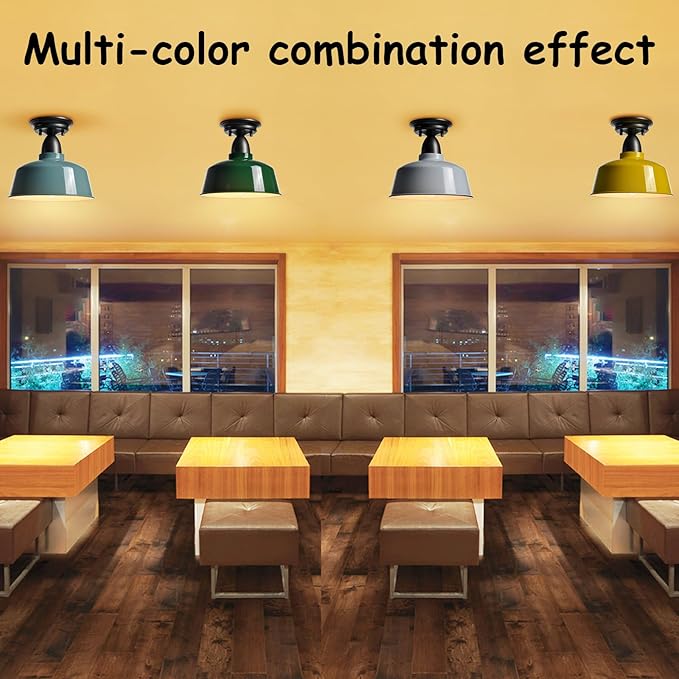 Blue Ceiling Light Fixture Macarons Indoor Ceiling Lights for Hallway Laundry Basement 10 in Barn Style Kitchen Light Fixtures Outdoor Ceiling Lights for Porch…