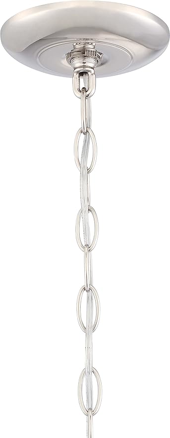 Minka Lavery Chandelier Lighting 4989-613 Tilbury, 9-Light 540 Watts, Polished Nickel