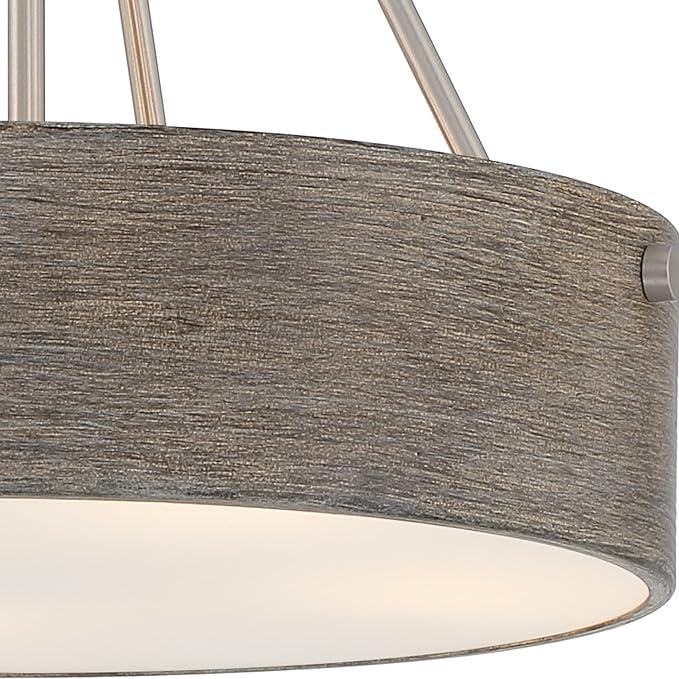 DESIGNERS FOUNTAIN Erba 3-Light Pendant, Brushed Nickel, D228M-16P-BN