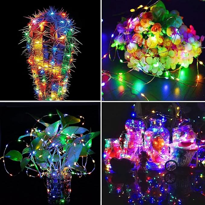 Warm White ⇋ Multicolor 66Ft 200LED Christmas Fairy Lights Plug in with Remote, Waterproof String Lights Outdoor Indoor 10 Modes with Timer, Twinkle Lights for Girl's Room Garden Christmas Decorations