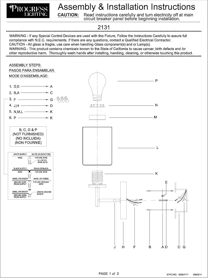 Progress Lighting Replay Collection 1-Light Etched White Glass Modern Bath Vanity Light Brushed Nickel, E26