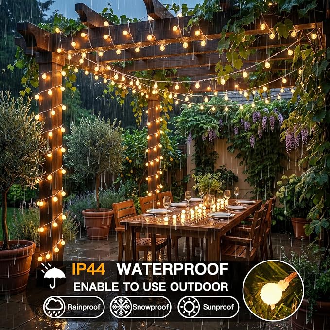 suddus String Lights for Bedroom, 99ft 300 Led Connectable Globe String Lights Indoor, Hanging Fairy Lights Plug in with Remote for Kids Room Dorm Classroom Outdoor Christmas Tree Decor, Warm White