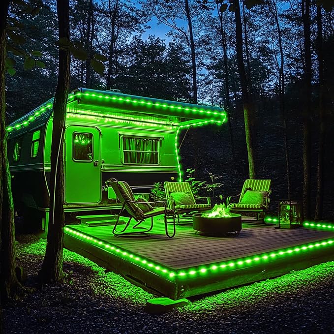 LairtPOW Solar Rope Lights, 39FT 100LEDs Outdoor Solar Strip Lights,IP65 Waterproof Outdoor Led String Lights with 8 Lighting Modes for Garden Yard Christmas Holiday Palm Tree Decoration (Green)