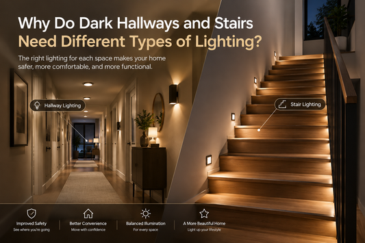Why Do Dark Hallways and Stairs Need Different Types of Lighting?