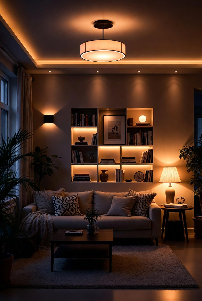 How to Layer Lighting for a Cozy Living Room