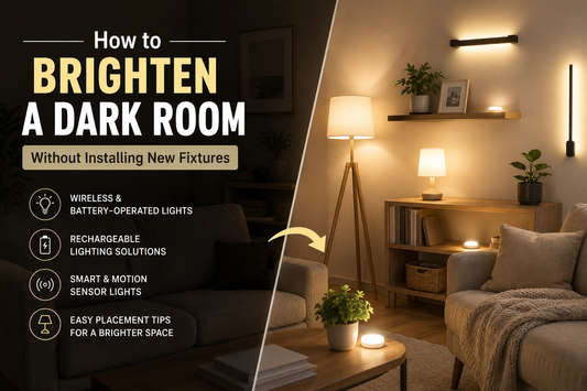 How to Brighten a Dark Room Without Installing New Fixtures