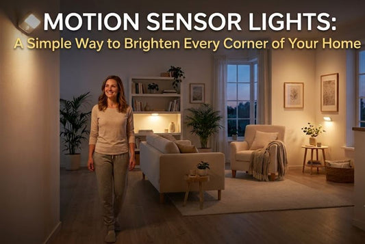 Motion Sensor Lights: A Simple Way to Brighten Every Corner of Your Home